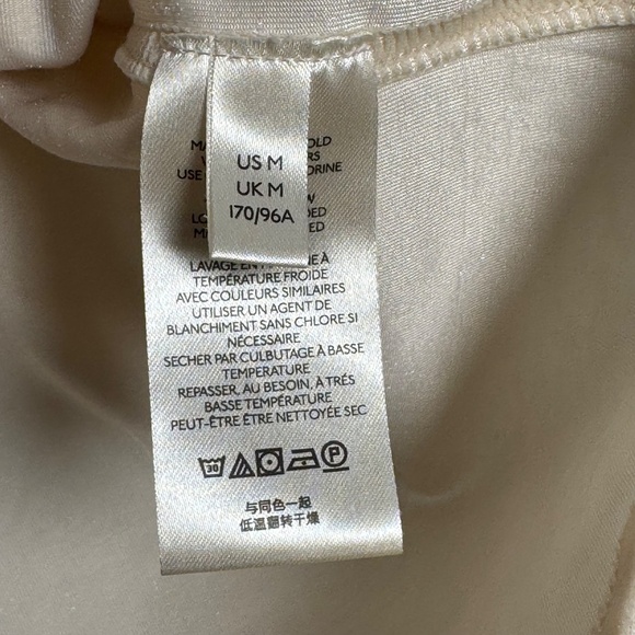 Free People Claudia Velvet Puff Sleeve Blouse in Champagne Toast Sz M - Picture 9 of 11